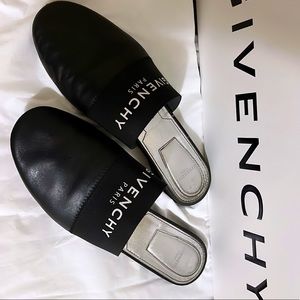Givenchy flat black mule